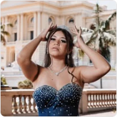 Ensaio fotográfico de debutante para festa de 15 anos